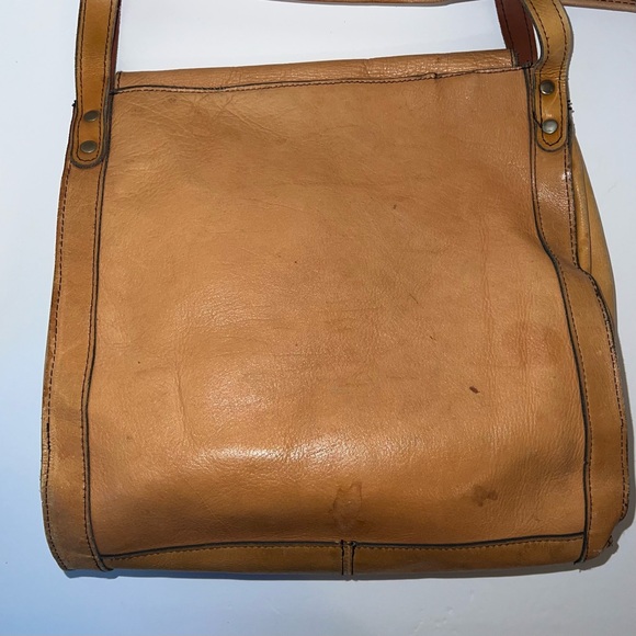 Vintage Leather Satchel Bag - Picture 14 of 16